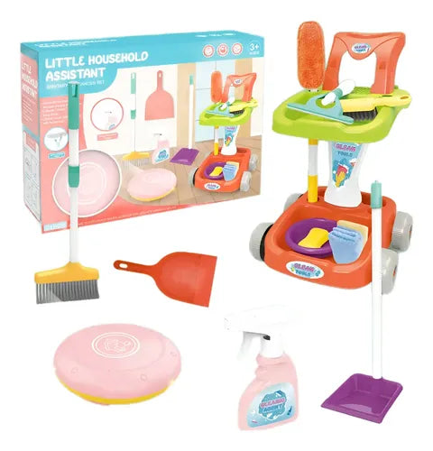 Kids' Complete Cleaning Set Cart