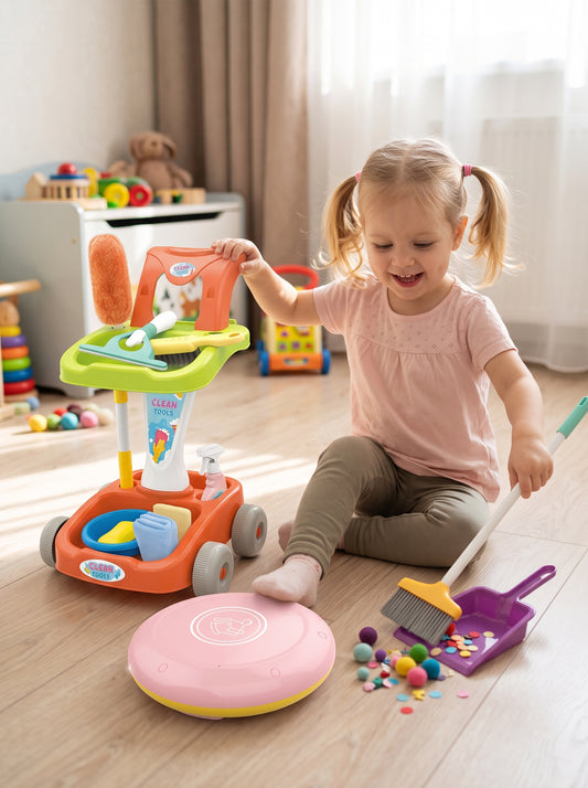 Kids' Complete Cleaning Set Cart