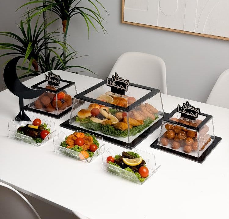 Hospitality set 6 trays + crescent