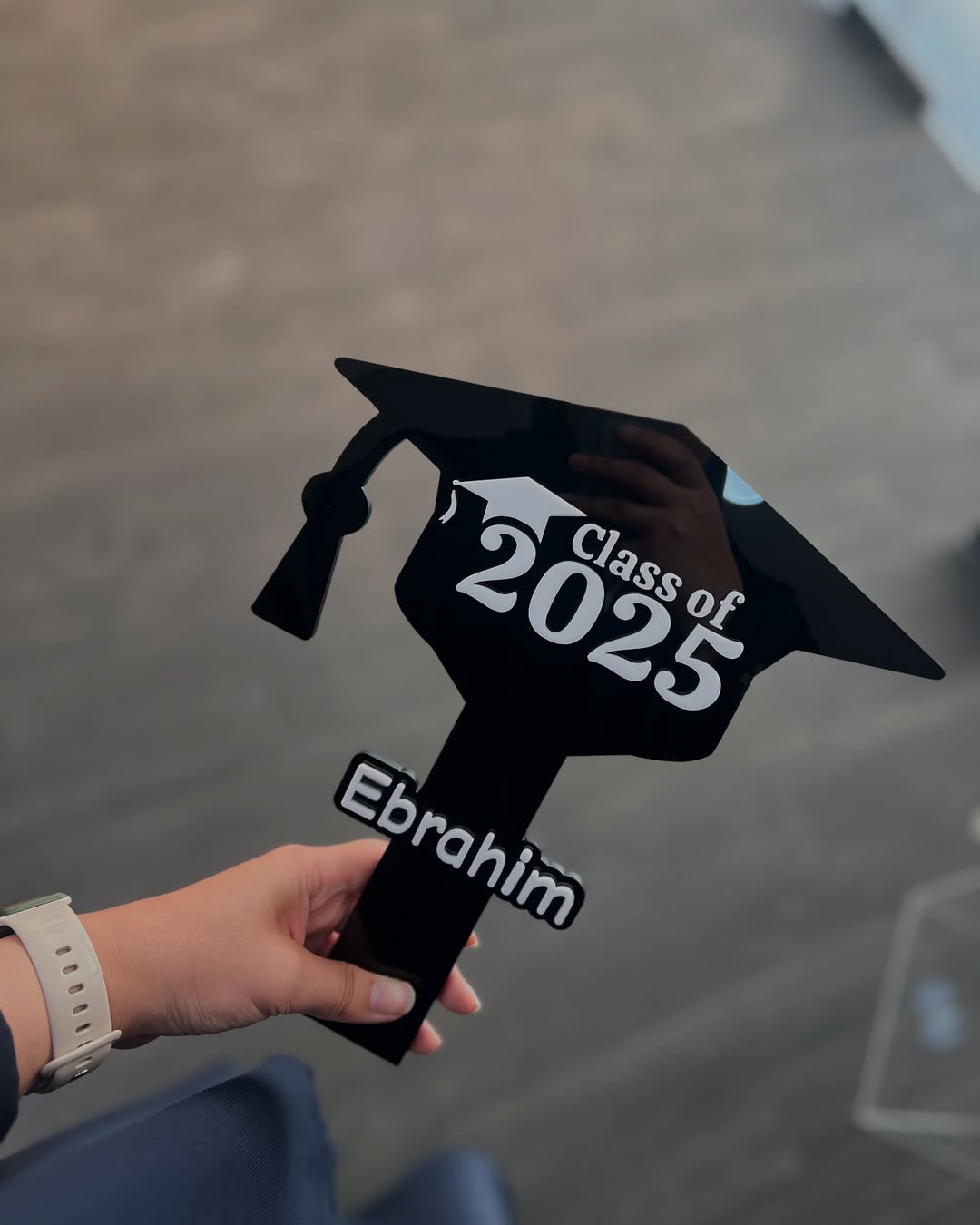 Acrylic graduation with your name and batch